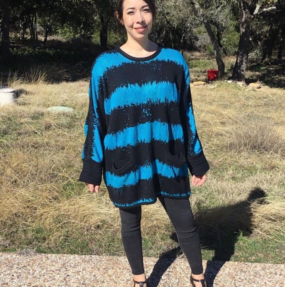 Vintage 1980s Sweater L.e.i. Oversized Grunge Size L